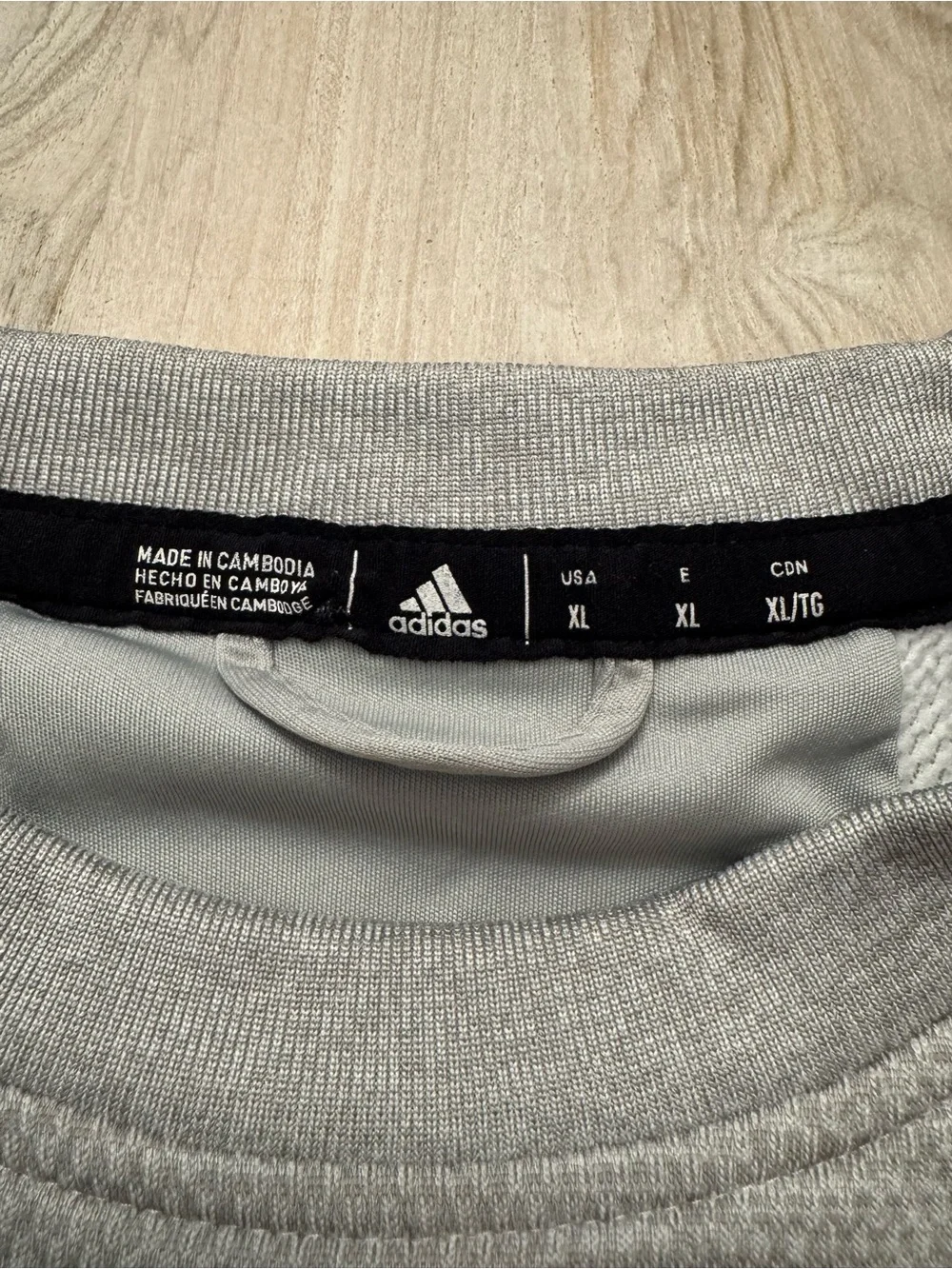 Adidas Washington University Men’s Gray Crewneck Sweatshirt with Purple logo